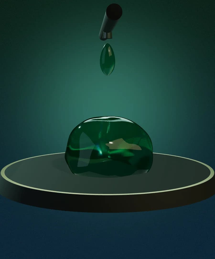 Drip Gel — conceptual product render
